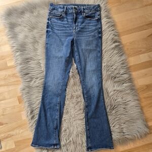 American Eagle Hi Rise Skinny Kick Stretch Jeans